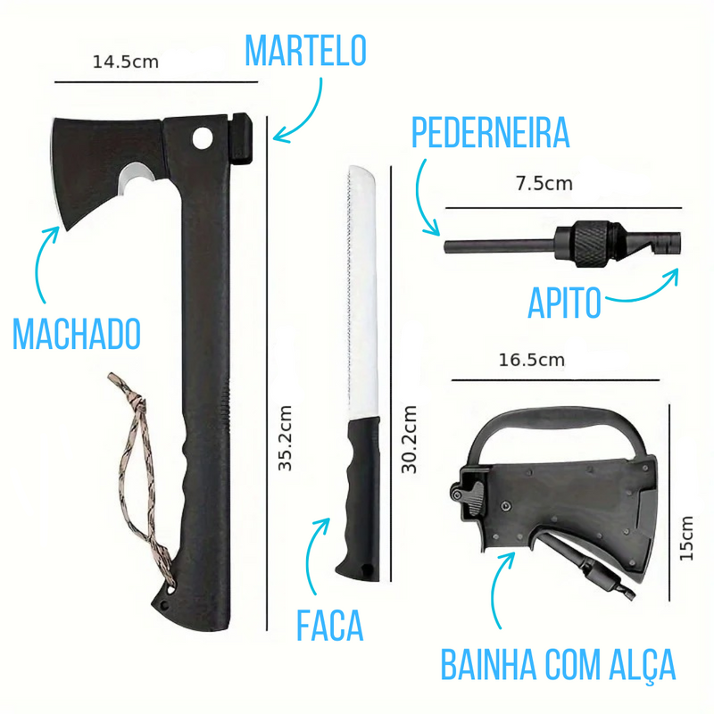 Machado Machadinha 5 em 1 Frete Grátis